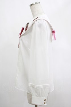 画像2: Amavel / Nounours Chocolatoryブラウス Free オフ/ピンク H-25-03-03-032-CA-BL-NS-ZH
