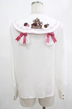 画像3: Amavel / Nounours Chocolatoryブラウス Free オフ/ピンク H-25-03-03-032-CA-BL-NS-ZH