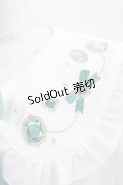 画像4: Amavel / Coffret A Bijouブラウス Free オフ/グリーン H-25-03-03-034-CA-BL-NS-ZH