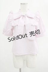 Amavel / Dreaming Ribbonボウタイトップス Free ピンク H-25-03-03-038-CA-TO-NS-ZH