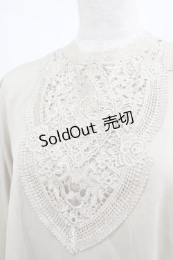 画像4: an another angelus / ステンドグラス風レースヨークブラウス Free BEIGE H-25-03-03-041-CA-BL-NS-ZH