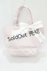 Maison de FLEUR / ローズリボン刺繍トートバッグ  ピンク H-25-03-03-046-LO-BG-NS-ZH