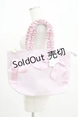 Maison de FLEUR / Maison de FLEUR×Misako Aoki/Mリボンキャンバストートバッグ  ピンク H-25-03-03-050-LO-BG-NS-ZH