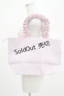 画像2: Maison de FLEUR / Maison de FLEUR×Misako Aoki/Mリボンキャンバストートバッグ  ピンク H-25-03-03-050-LO-BG-NS-ZH