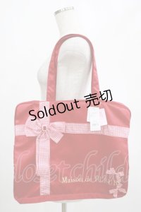 Maison de FLEUR / Maison de FLEUR×Misako Aoki/プレゼントリボンボストンバッグ  レッド H-25-03-03-051-LO-BG-NS-ZH