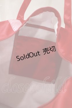 画像3: Maison de FLEUR / Maison de FLEUR×Misako Aoki/プレゼントリボンボストンバッグ  レッド H-25-03-03-051-LO-BG-NS-ZH