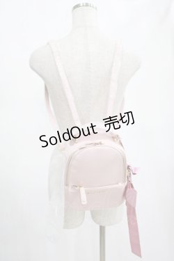 画像1: Maison de FLEUR / リボンSリュック  ピンク H-25-03-03-053-LO-BG-NS-ZH
