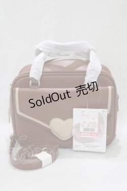 画像1: m petit by misako / TT*AMハートカブセ  ブラウン H-25-03-03-057-LO-BG-NS-ZH