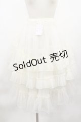 名紗店（海外ロリータブランド） / オーバースカート XL アイボリー H-25-03-03-1005-LO-SK-NS-ZH