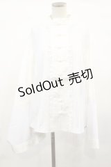 Hoshibako Works / 繁花集 刺繍ブラウス Free オフ H-25-03-03-1008-LO-BL-NS-ZH