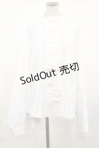 Hoshibako Works / 繁花集 刺繍ブラウス Free オフ H-25-03-03-1008-LO-BL-NS-ZH