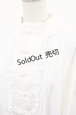 画像4: Hoshibako Works / 繁花集 刺繍ブラウス Free オフ H-25-03-03-1008-LO-BL-NS-ZH