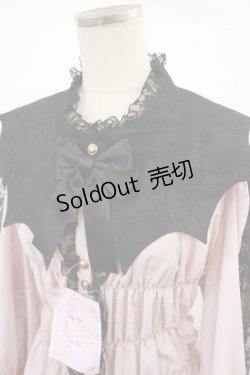 画像4: metamorphose / 【プラスサイズ】コウモリ付け襟シャーリングブラウス プラスサイズ ピンク H-25-03-03-1009-ME-BL-NS-ZH