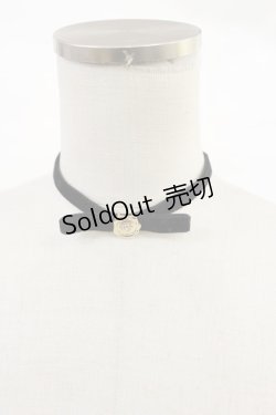 画像1: m petit by misako / AM*NIチョーカー  ブラック H-25-03-03-1010-LO-AC-NS-ZH