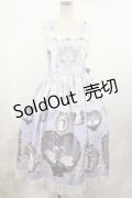 Royal Princess Alice / 月夜に照らされて shironeコラボ エプロン風ジャンパースカート Free ラベンダー H-25-03-03-1002-LO-OP-NS-ZH