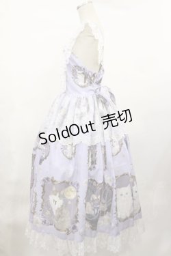 画像2: Royal Princess Alice / 月夜に照らされて shironeコラボ エプロン風ジャンパースカート Free ラベンダー H-25-03-03-1002-LO-OP-NS-ZH