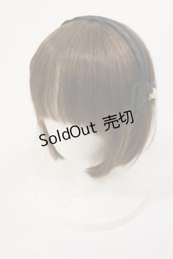 画像1: m petit by misako / NINA'sコラボ AM*NIリボンカチューシャ  ブラック H-25-03-03-1027-LO-AC-NS-ZH