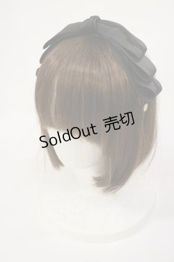 画像1: m petit by misako / NINA'sコラボ AM*NIリボンカチューシャ  ブラック H-25-03-03-1028-LO-AC-NS-ZH