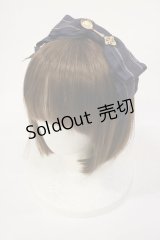 metamorphose / Beau Couvertリボンカチューシャ  ネイビ‐ H-25-03-03-1029-ME-AC-NS-ZH