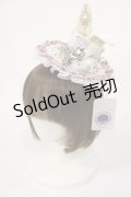 Hoshibako Works / Drink me・兎耳ティーカップ帽子 カクテルハット  ピンク H-25-03-03-1038-LO-AC-NS-ZH