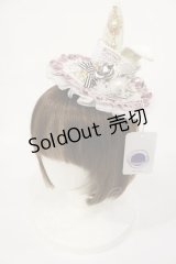 Hoshibako Works / Drink me・兎耳ティーカップ帽子 カクテルハット  ピンク H-25-03-03-1038-LO-AC-NS-ZH