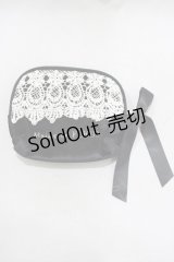 Maison de FLEUR / ベロアレースティッシュケース  ブラック H-25-03-03-059-LO-ZA-NS-ZH