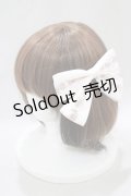 Maison de FLEUR / ローズリボン刺繍リボンバレッタ  ピンク H-25-03-03-067-LO-AC-NS-ZH