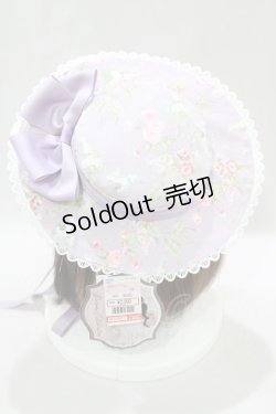 画像2: Kurumi Collaboration / 花柄ヘッドドレス  ラベンダー H-25-03-03-078-GO-AC-NS-ZH