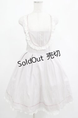 画像1: Amavel / Antique doll レースフリルジャンパースカート Free ピンク H-25-03-03-009-CA-OP-NS-ZH