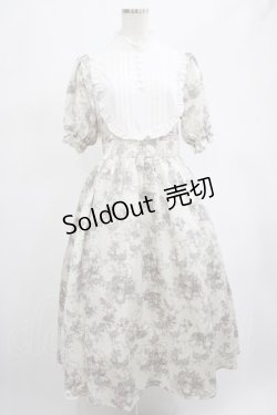 画像1: m petit by misako / トワルドジュイワンピース M オフ H-25-03-03-017-LO-OP-NS-ZH
