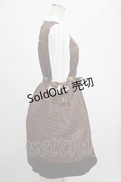画像2: axes femme POETIQUE / 明治チョコレートワンピース M ブラウン H-25-03-03-018-AX-OP-NS-ZH