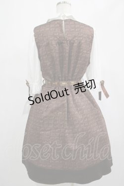 画像3: axes femme POETIQUE / 明治チョコレートワンピース M ブラウン H-25-03-03-018-AX-OP-NS-ZH