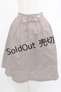 axes femme POETIQUE / 明治 チョコレートスカート M ブラウン H-25-03-03-021-AX-SK-NS-ZH