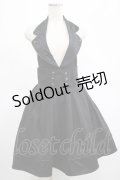 Amavel / Gothic doll ホルタージャンパースカート Free ブラック H-25-03-03-024-CA-OP-NS-ZH