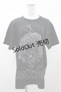 アマツカミ / プリントTシャツ XL 黒 H-25-03-04-029-PU-TO-KB-ZT