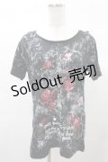 SEX POT ReVeNGe / プリントTシャツ  黒 H-25-03-04-030-SP-TO-KB-ZT