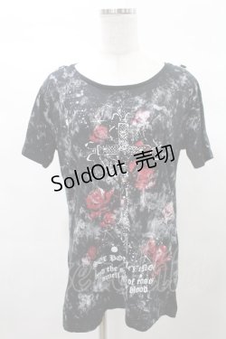 画像1: SEX POT ReVeNGe / プリントTシャツ  黒 H-25-03-04-030-SP-TO-KB-ZT
