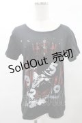 SEX POT ReVeNGe / プリントTシャツ  黒 H-25-03-04-031-SP-TO-KB-ZT