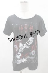 SEX POT ReVeNGe / プリントTシャツ  黒 H-25-03-04-031-SP-TO-KB-ZT