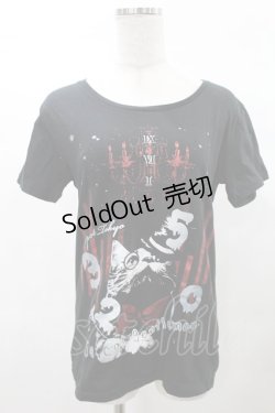 画像1: SEX POT ReVeNGe / プリントTシャツ  黒 H-25-03-04-031-SP-TO-KB-ZT