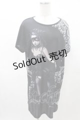 MIHO MATSUDA / 【Trevor Brown×MIHO MATSUDA】カットソーワンピ/nurunuru  ブラック H-25-03-04-005-GO-OP-KB-ZH