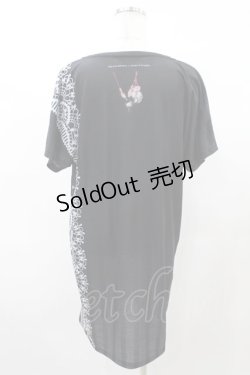 画像2: MIHO MATSUDA / 【Trevor Brown×MIHO MATSUDA】カットソーワンピ/nurunuru  ブラック H-25-03-04-005-GO-OP-KB-ZH