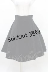 Moi-meme-Moitie / 別珍ハイウエストスカート 9号 黒 H-25-03-04-008-MO-SK-KB-ZH