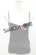 Katie / GIRL IN THE ROOM camisole FREE ブラック H-25-03-04-011-LO-TO-KB-ZH