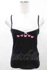 Katie / GIRL IN THE ROOM camisole FREE ブラック H-25-03-04-011-LO-TO-KB-ZT438