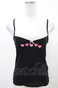 Katie / GIRL IN THE ROOM camisole FREE ブラック H-25-03-04-011-LO-TO-KB-ZT438