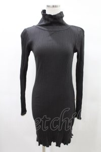 Katie / UNDER PRETTIES bottle neck one-piece FREE ダークグレー H-25-03-04-002-LO-OP-KB-ZH