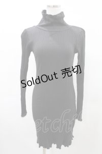 Katie / UNDER PRETTIES bottle neck one-piece FREE ダークグレー H-25-03-04-002-LO-OP-KB-ZH