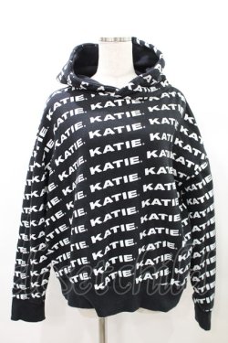 画像1: Katie / KATIE LOGO FAB BIG HOODIE FREE ブラック H-25-03-04-015-LO-TO-KB-ZH