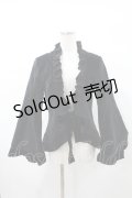 Moi-meme-Moitie / 別珍袖フレアージャケット 9号 黒 H-25-03-04-020-MO-JA-KB-ZH